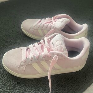 Adidas Soft Pink and Cream Sneakers -Kids